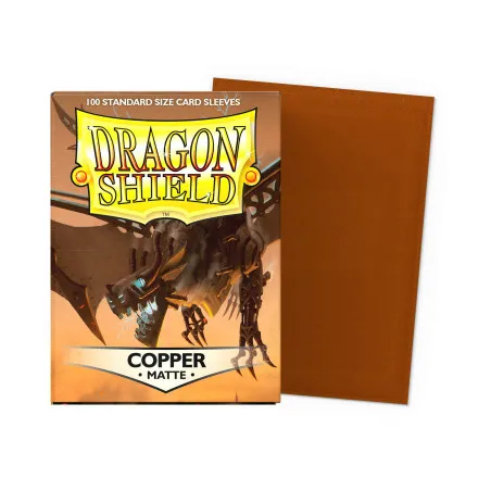 Dragon Shield Matte Copper Sleeves | 100 TCG Card Sleeves