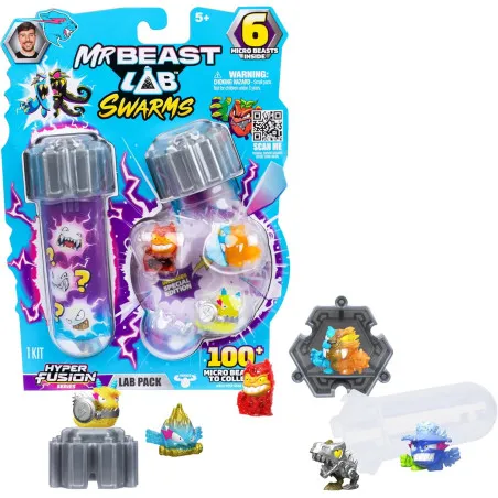 MrBeast Lab Swarms 6 Micro Beasts + Fusion Caps