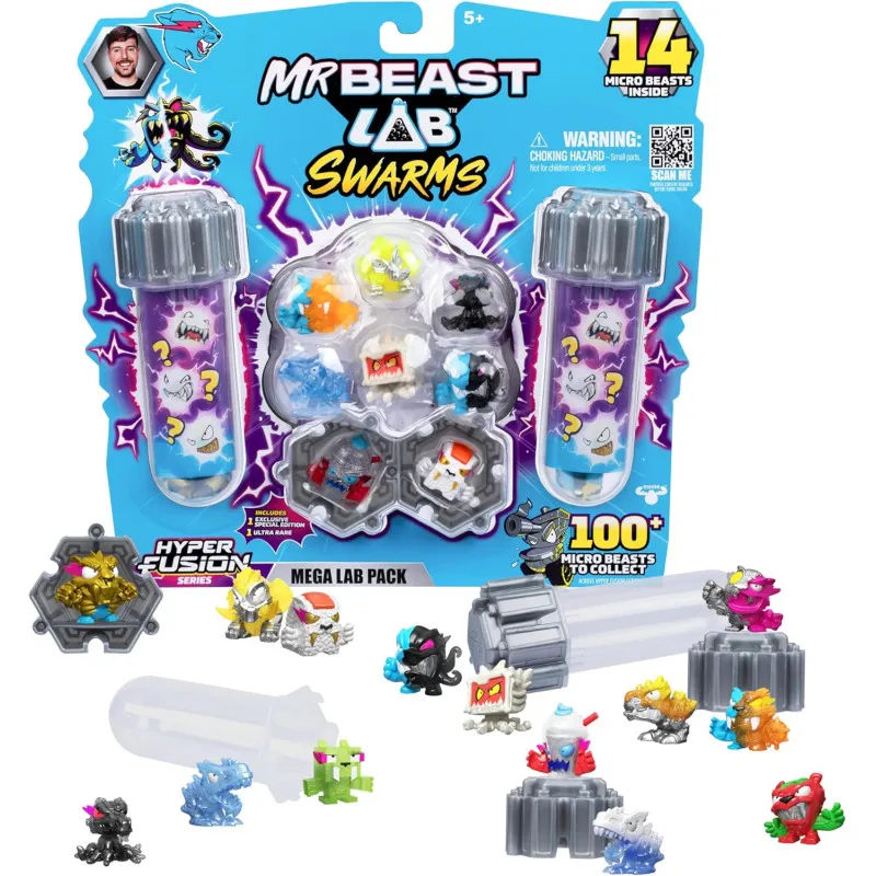 MrBeast Lab Swarms 14 Micro Beasts Jumbo Pack