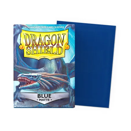 Dragon Shield Matte Blue Sleeves | 100 TCG Card Sleeves