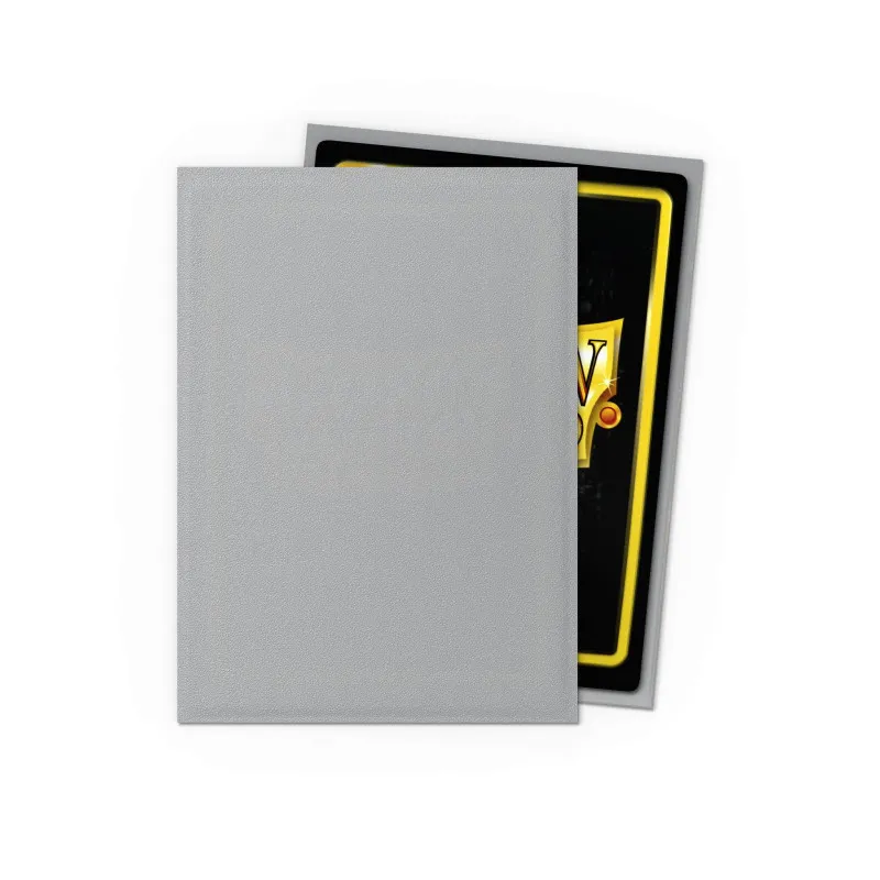 Dragon Shield Matte Silver Sleeves | 100 TCG Card Sleeves