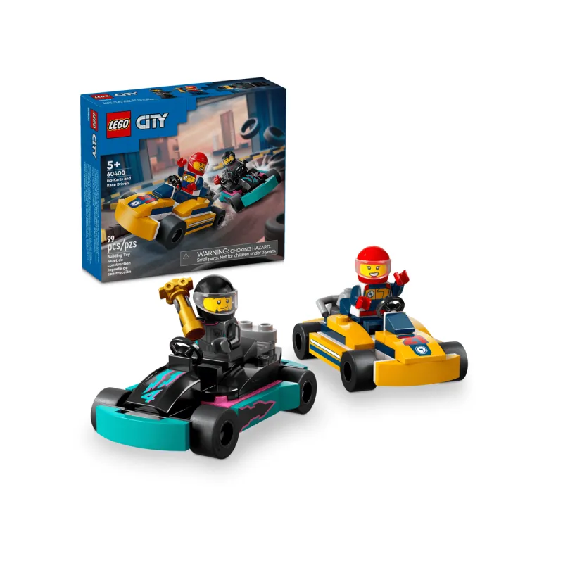 LEGO City Karts et pilotes de course 60400 voiture enfant