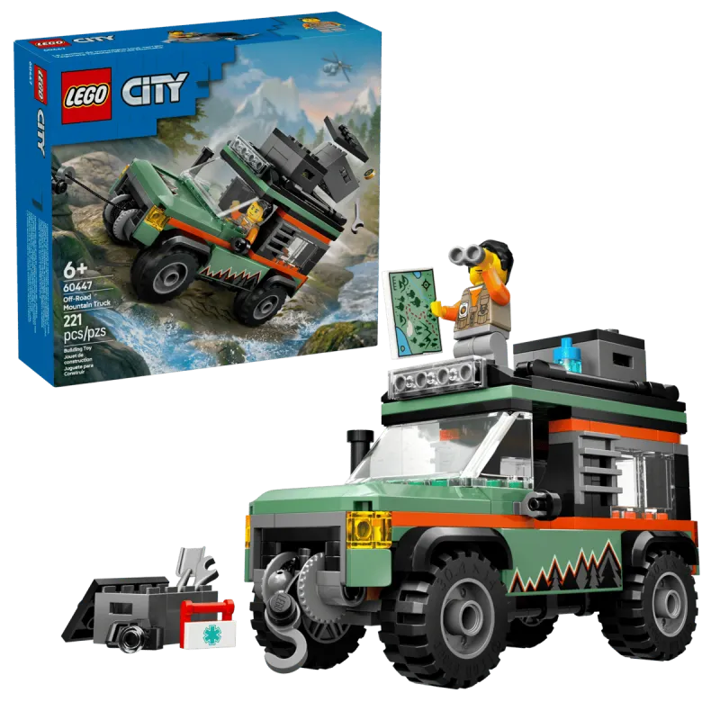 LEGO City Camion 4x4 tout-terrain montagne 60447 6+