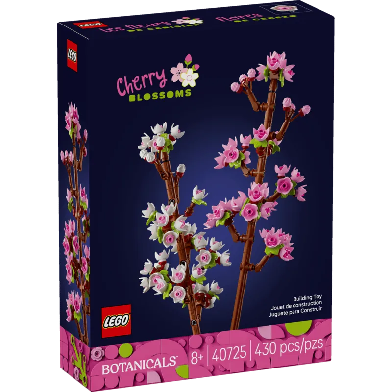 LEGO Botanicals Cherry Blossoms 40725 Flower Decor 8+