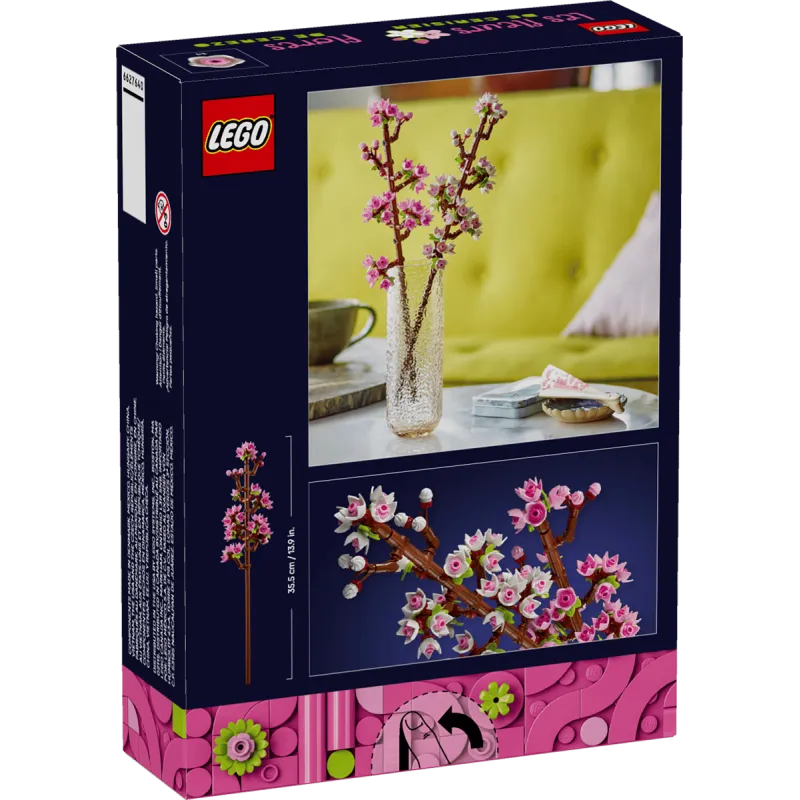 LEGO Botanicals Fleurs de cerisier 40725 déco 8+