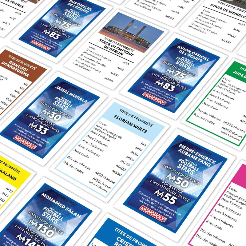 Monopoly World Football Stars - Édition FR/NL dès 8 ans