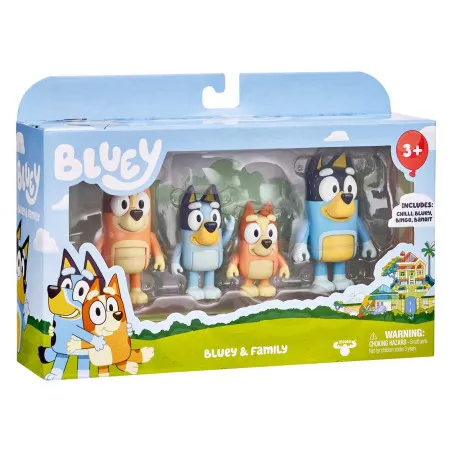 Bluey - Family 4-Pack Figure Set Heeler | Le Nuage de Charlotte