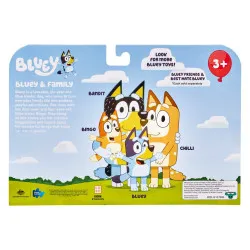 Bluey - Family 4-Pack Figure Set Heeler | Le Nuage de Charlotte