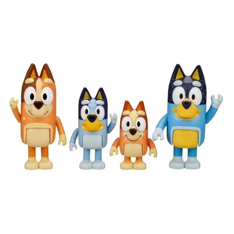 Bluey - Family 4-Pack Figure Set Heeler | Le Nuage de Charlotte