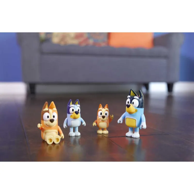 Bluey - Family 4-Pack Figure Set Heeler | Le Nuage de Charlotte