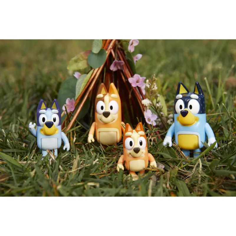 Bluey - Family 4-Pack Figure Set Heeler | Le Nuage de Charlotte