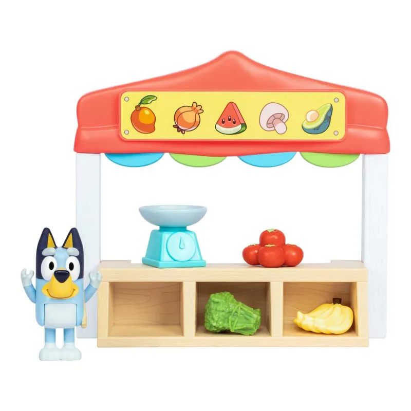 Bluey - Mini Playset Marché Fermier (Farmers Market) | Le Nuage de Charlotte