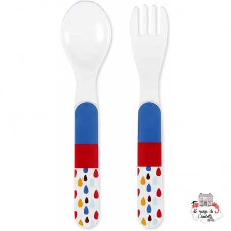 Spoon / Fork - Bobby the Bear - STE-6811729 - Sterntaler - Plates and Bowls - Le Nuage de Charlotte