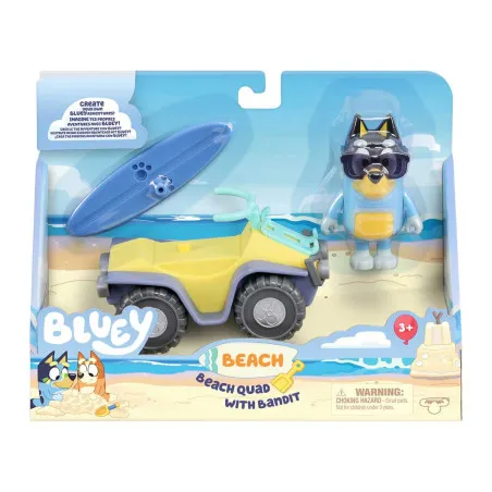 Bluey - Quad de Plage avec Bandit (figurine papa) | Le Nuage de Charlotte