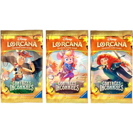 Disney Lorcana Booster Contrées Inconnues - À l'unité