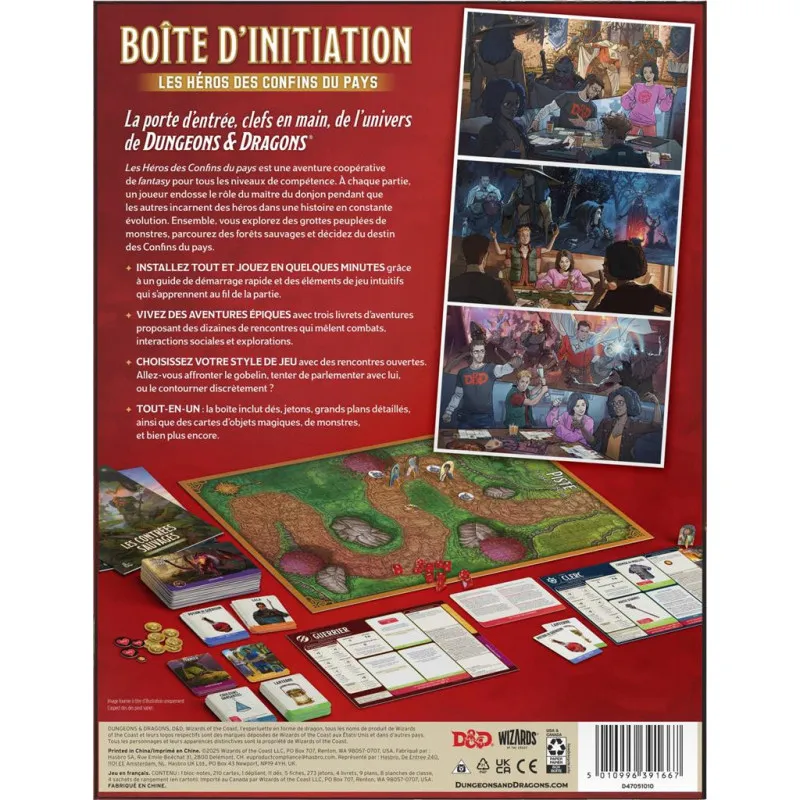 D&D Starter Set : Les Héros des Confins - Boîte d'initiation FR