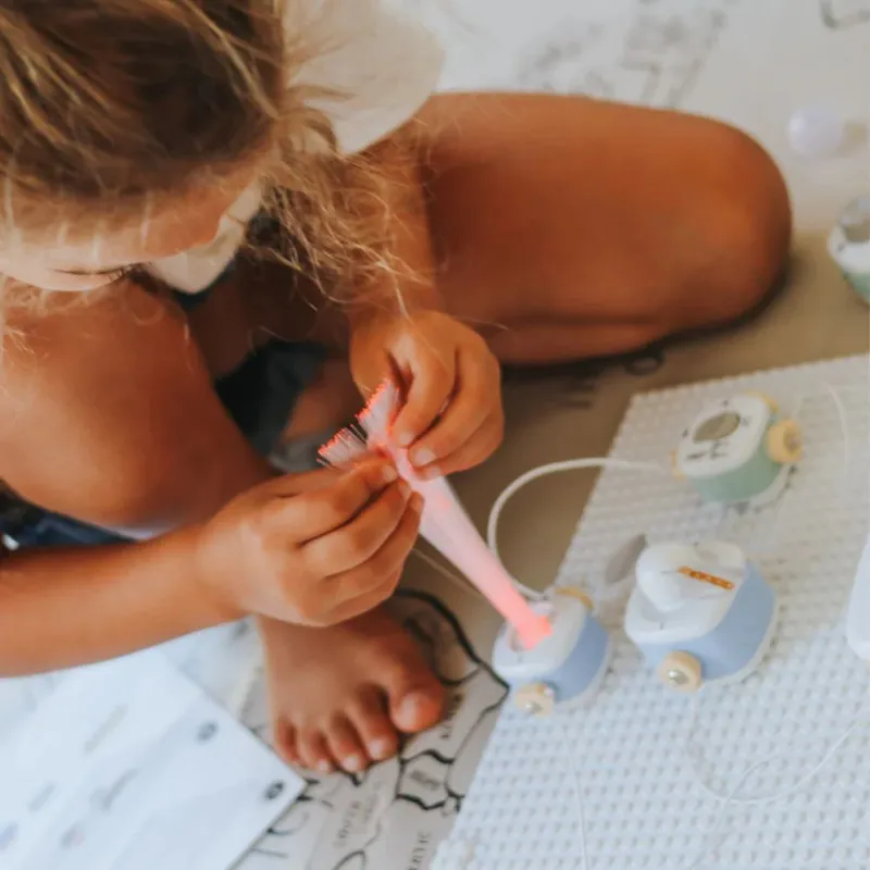 Kidywolf KIDYELEC Expert - Kit Électricité Enfant 18 Blocs Dès 8 ans