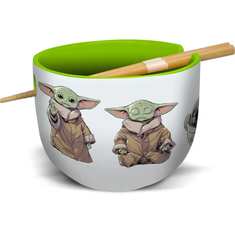 Grogu Mandalorian Ramen Bowl & Chopsticks Set - Stor