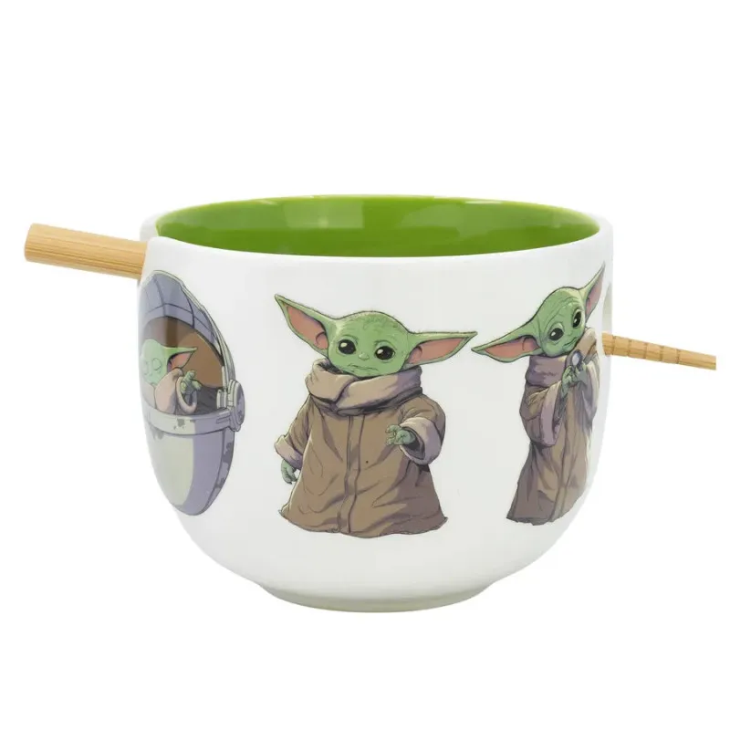 Grogu Mandalorian Ramen Bowl & Chopsticks Set - Stor