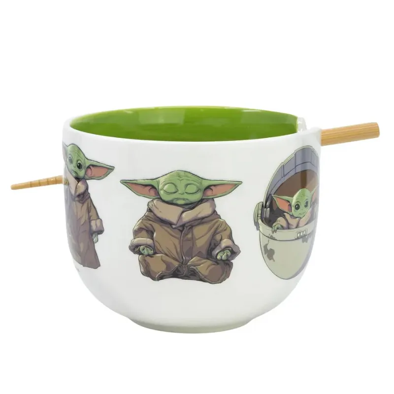 Grogu Mandalorian Ramen Bowl & Chopsticks Set - Stor