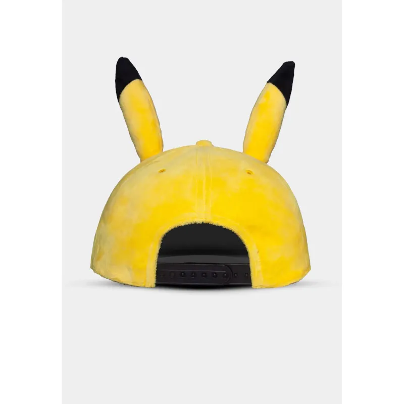 Pokémon Smiling Pikachu Snapback Cap - Difuzed