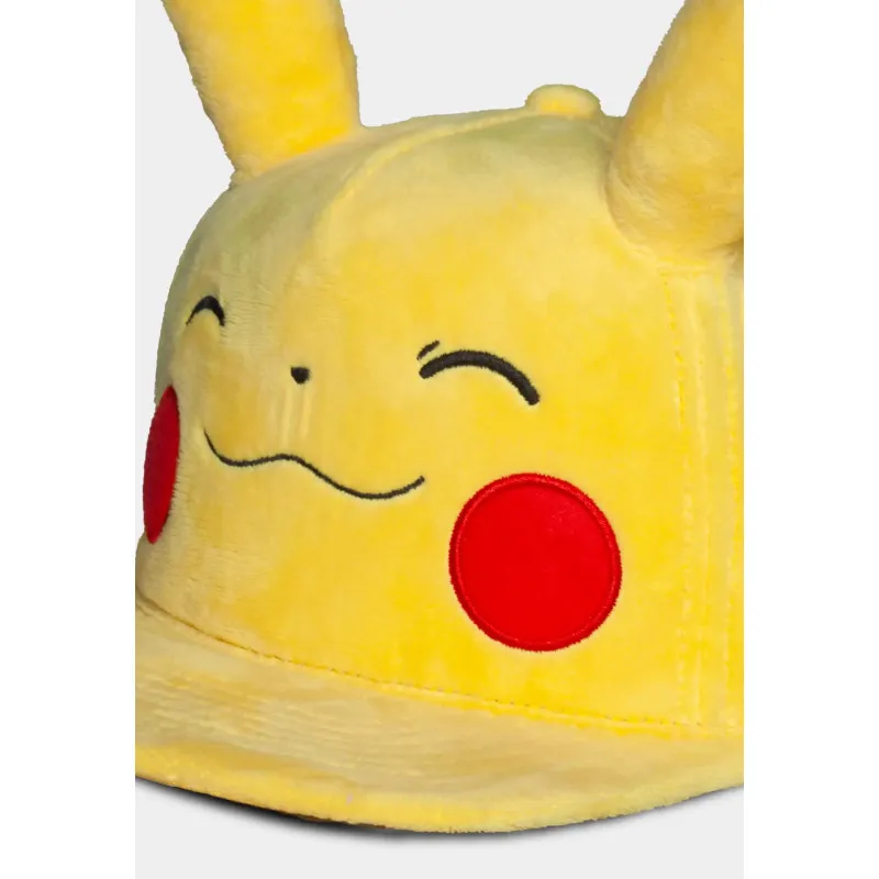 Pokémon Smiling Pikachu Snapback Cap - Difuzed