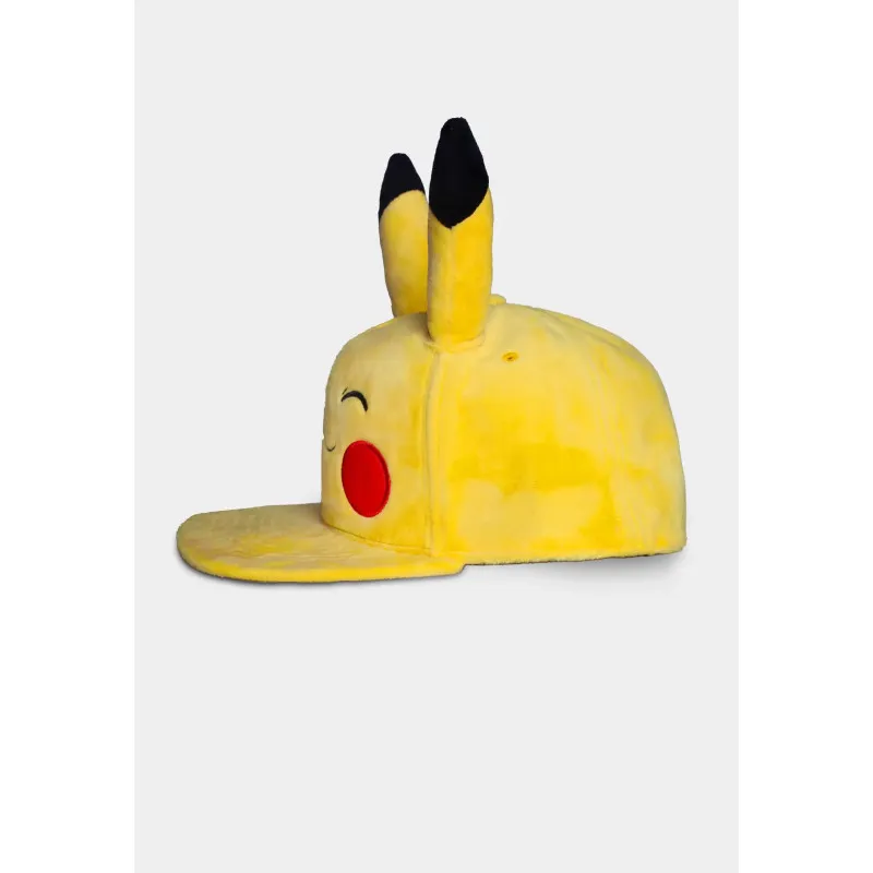 Pokémon Smiling Pikachu Snapback Cap - Difuzed