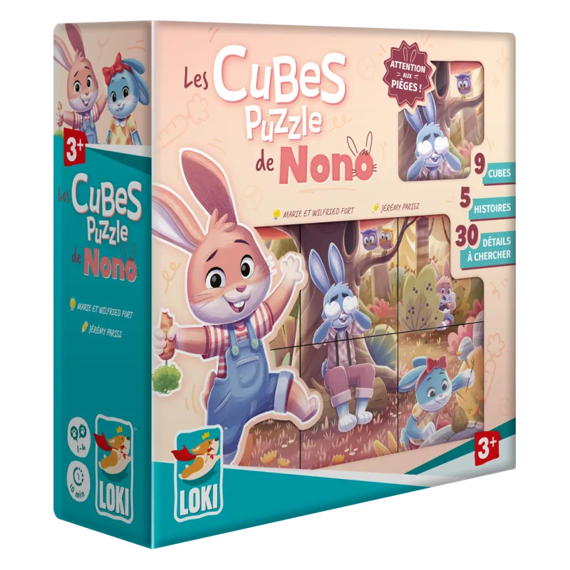 Les Cubes Puzzle de Nono - Loki | Narrative game ages 3+