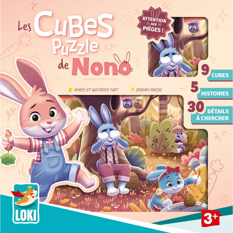 Les Cubes Puzzle de Nono - Loki | Narrative game ages 3+