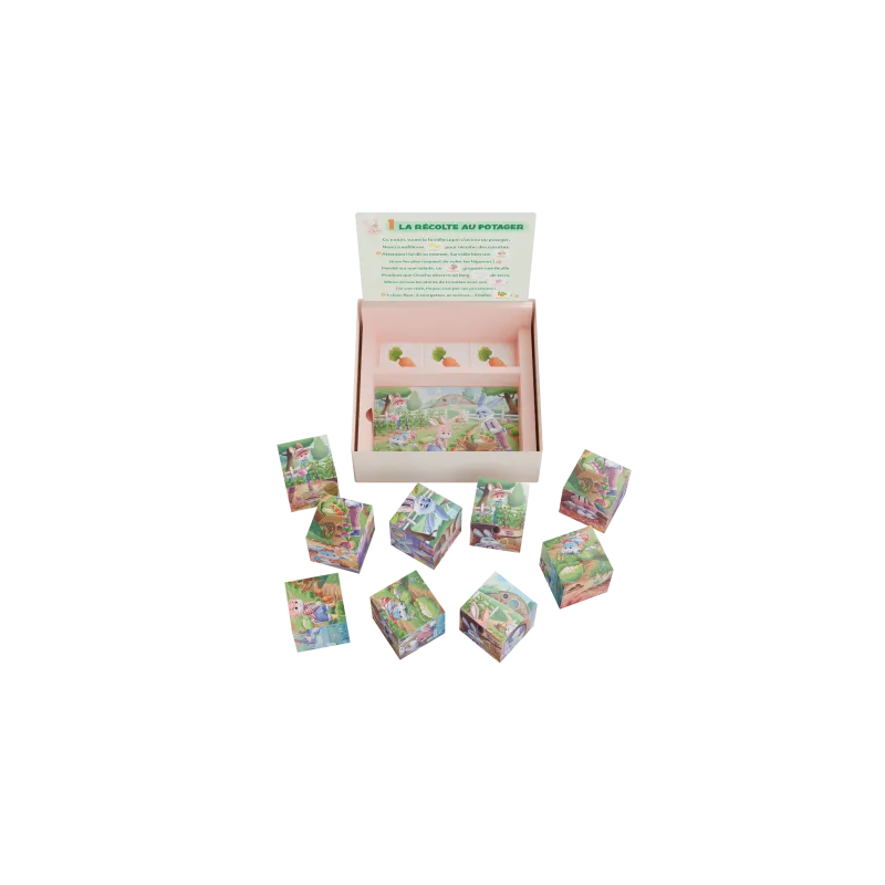 Les Cubes Puzzle de Nono - Loki | Narrative game ages 3+