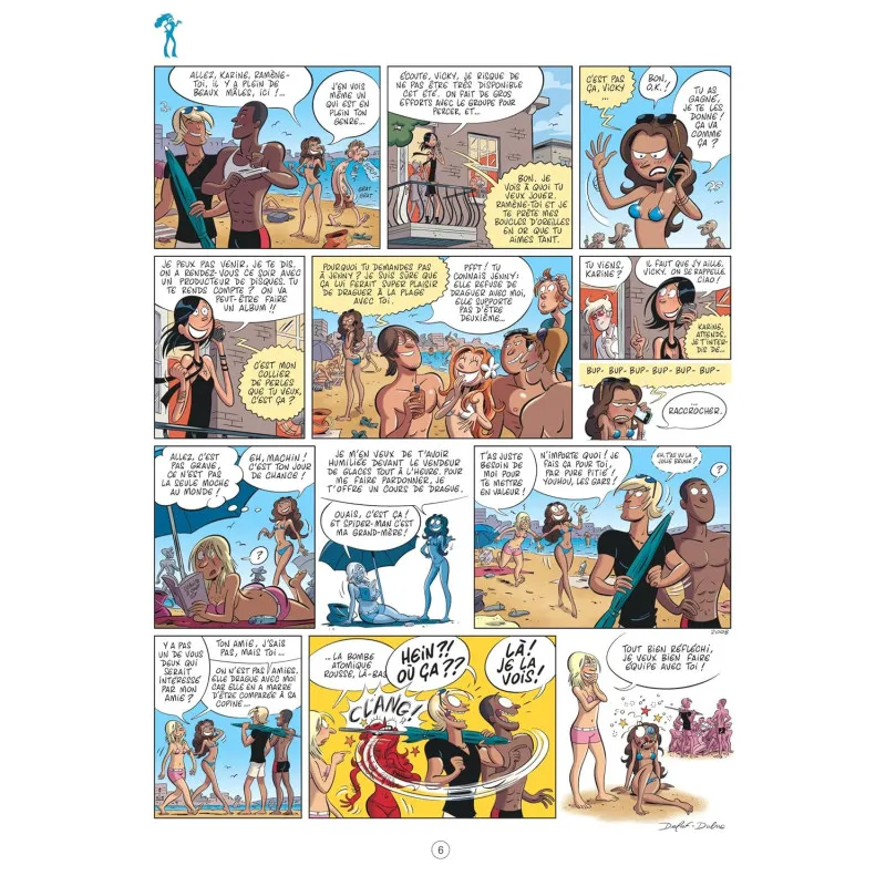 Les Nombrils Tome 6 - Un été trop mortel ! - Dupuis