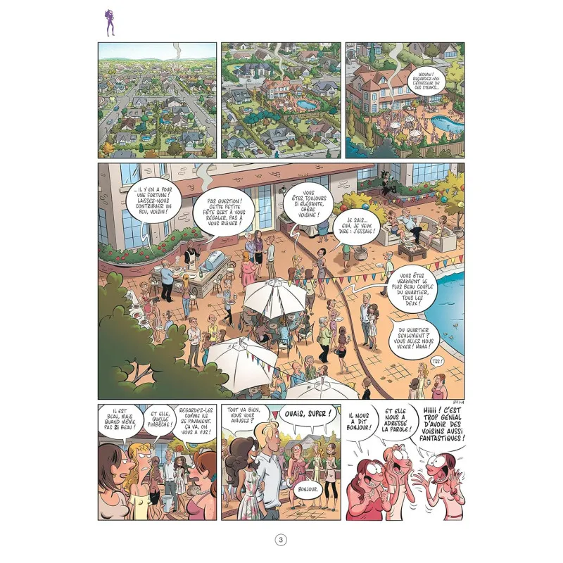 Les Nombrils Volume 7 - Un bonheur presque parfait - Dupuis (French)