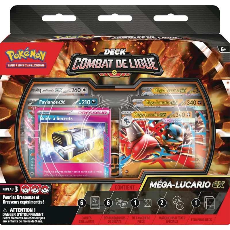 Pokémon TCG Méga-Lucario ex League Battle Deck (FR)