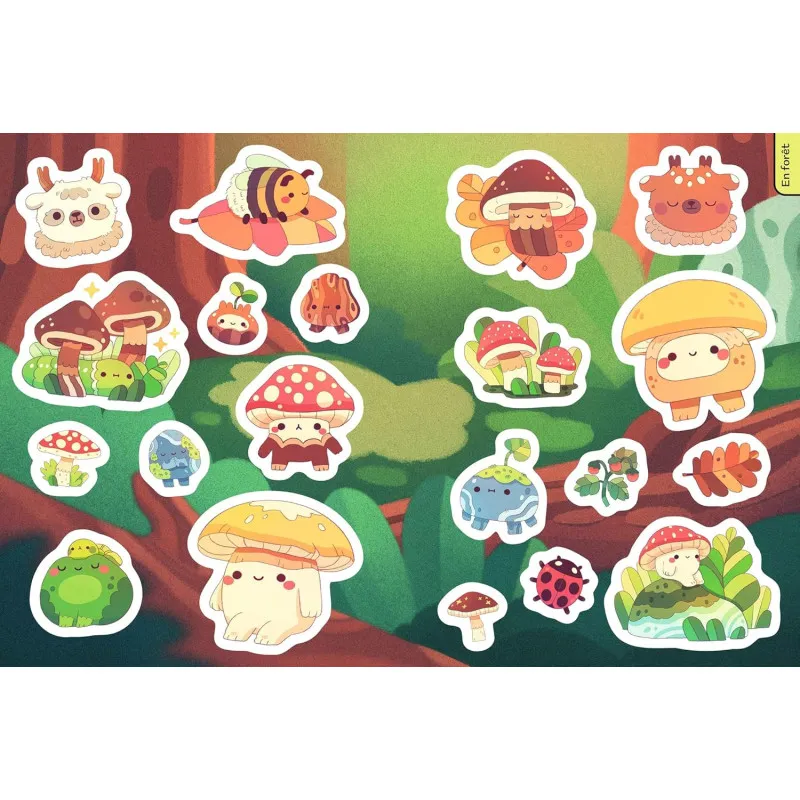 Cozy Stickers - Plus de 700 stickers par ellievsbear ! - Hachette Heroes