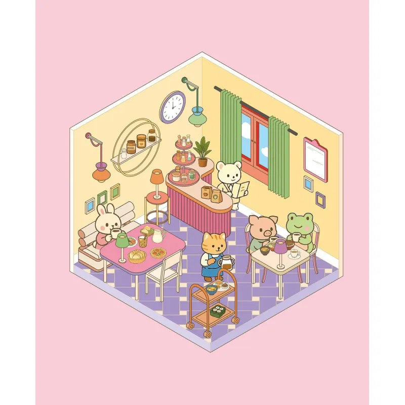 Mon petit restaurant - Cute 'n' cosy stickers - Marabout (French)