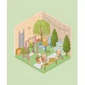 Mon petit jardin - Cute 'n' cosy stickers - Marabout (French)