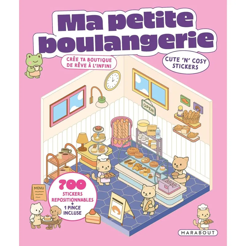 Ma petite boulangerie - Cute 'n' cosy stickers - Marabout (French)