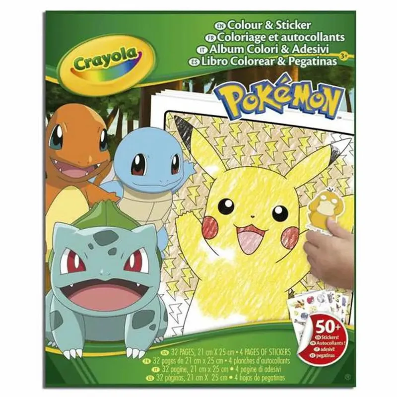 Crayola - Color & Sticker - Pokémon