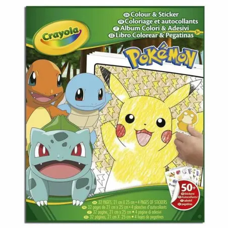 Crayola - Color & Sticker - Pokémon - Coloriage et autocollants