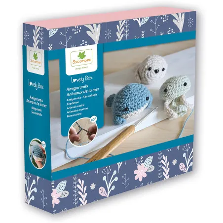 Lovely Box S - Amigurumi Sea Animals - Sycomore