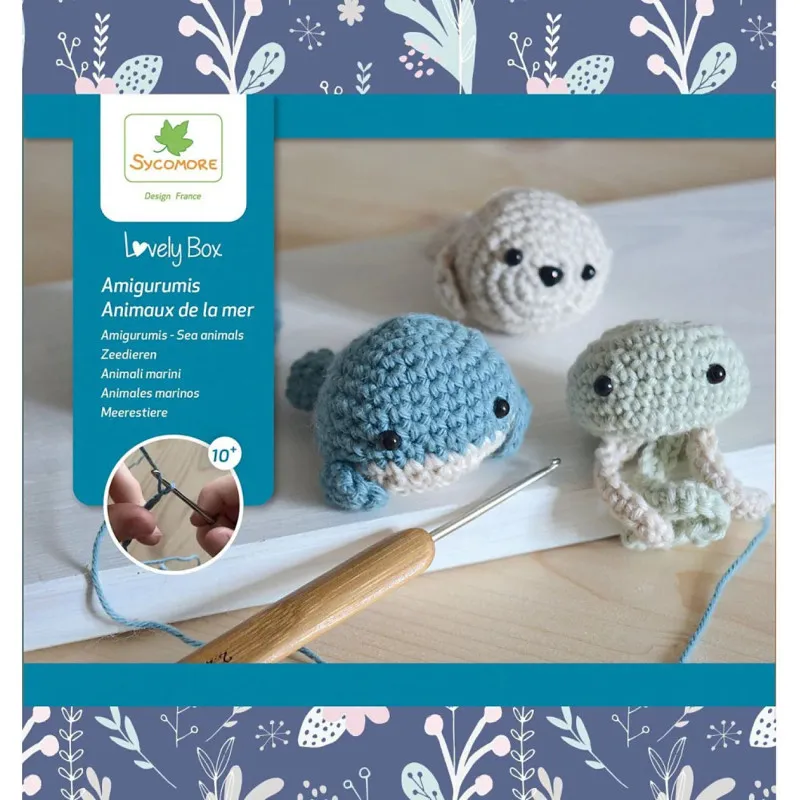 Lovely Box S - Amigurumi Sea Animals - Sycomore