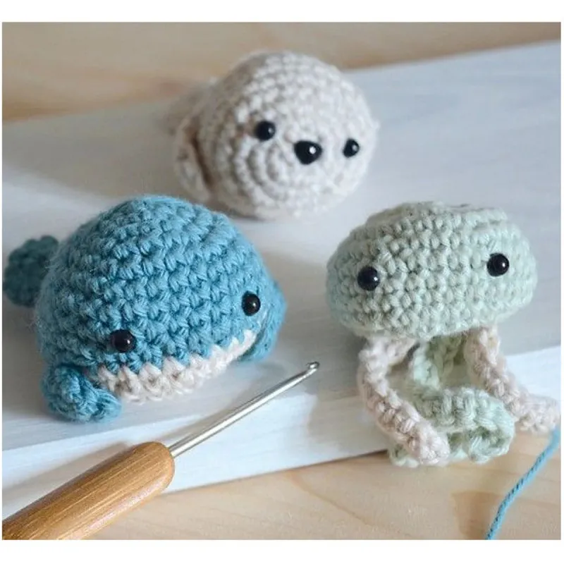 Lovely Box S - Amigurumi Animaux de la mer - Sycomore