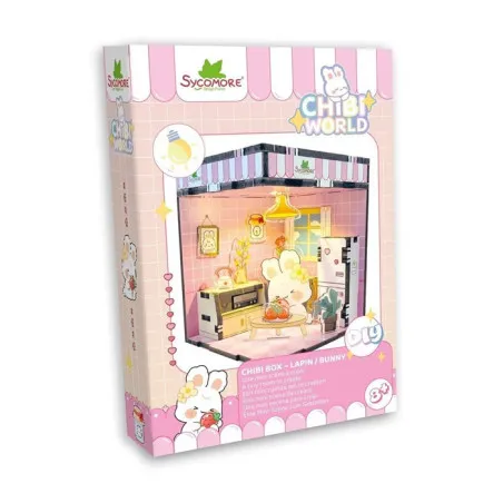 Chibi World Bunny - DIY Illuminated Mini-scene Sycomore - ages 8+