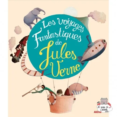 Les voyages fantastiques de Jules Verne - AUZ-9782733830543 -  - Livres & Musique - Le Nuage de Charlotte