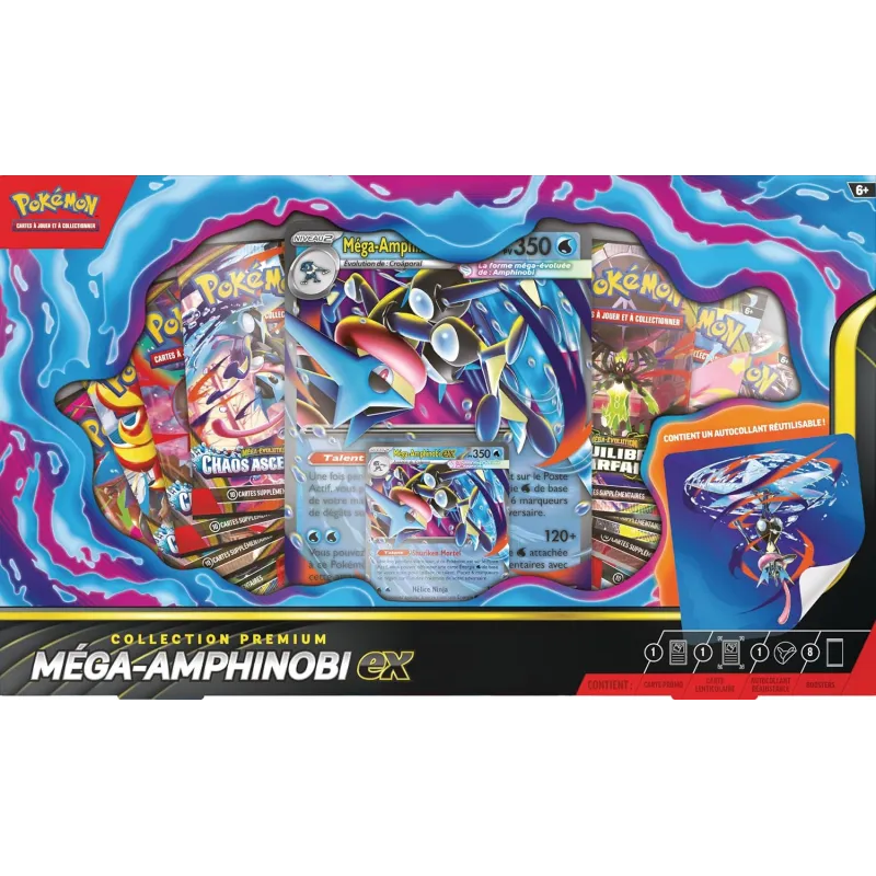 Pokémon JCC Coffret Méga-Amphinobi ex Premium Collection (FR)