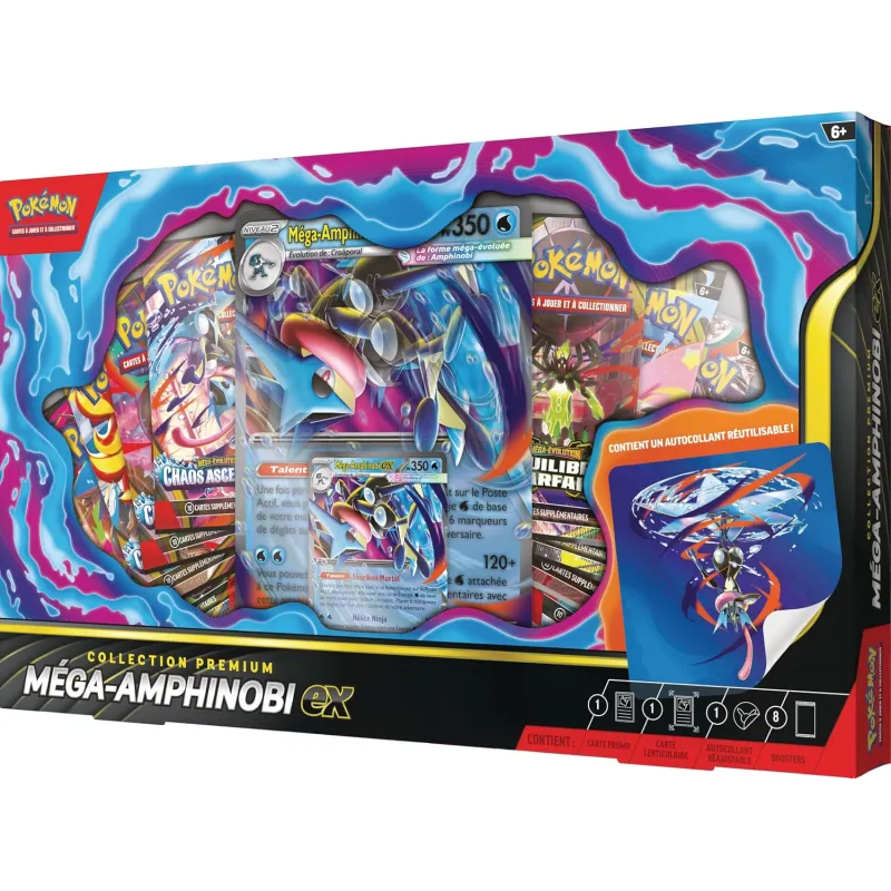 Pokémon JCC Coffret Méga-Amphinobi ex Premium Collection (FR)