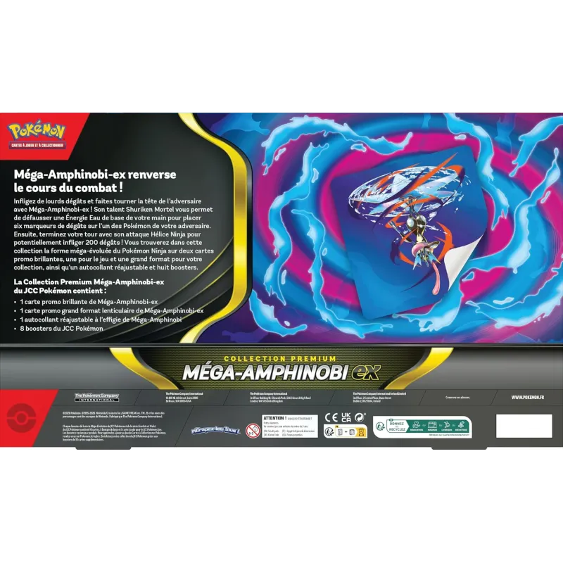 Pokémon JCC Coffret Méga-Amphinobi ex Premium Collection (FR)