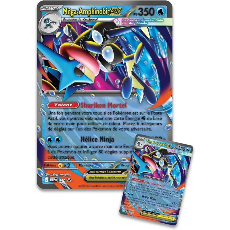 Pokémon JCC Coffret Méga-Amphinobi ex Premium Collection (FR)