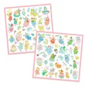 Scintillantes Fées - 160 stickers métallisés Djeco 4 ans
