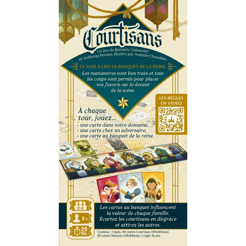 Buy Courtisans - Board Games - Catch Up - Le Nuage de Charlotte
